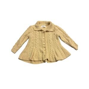 Cable Knit Toddler Girl Cardigan
